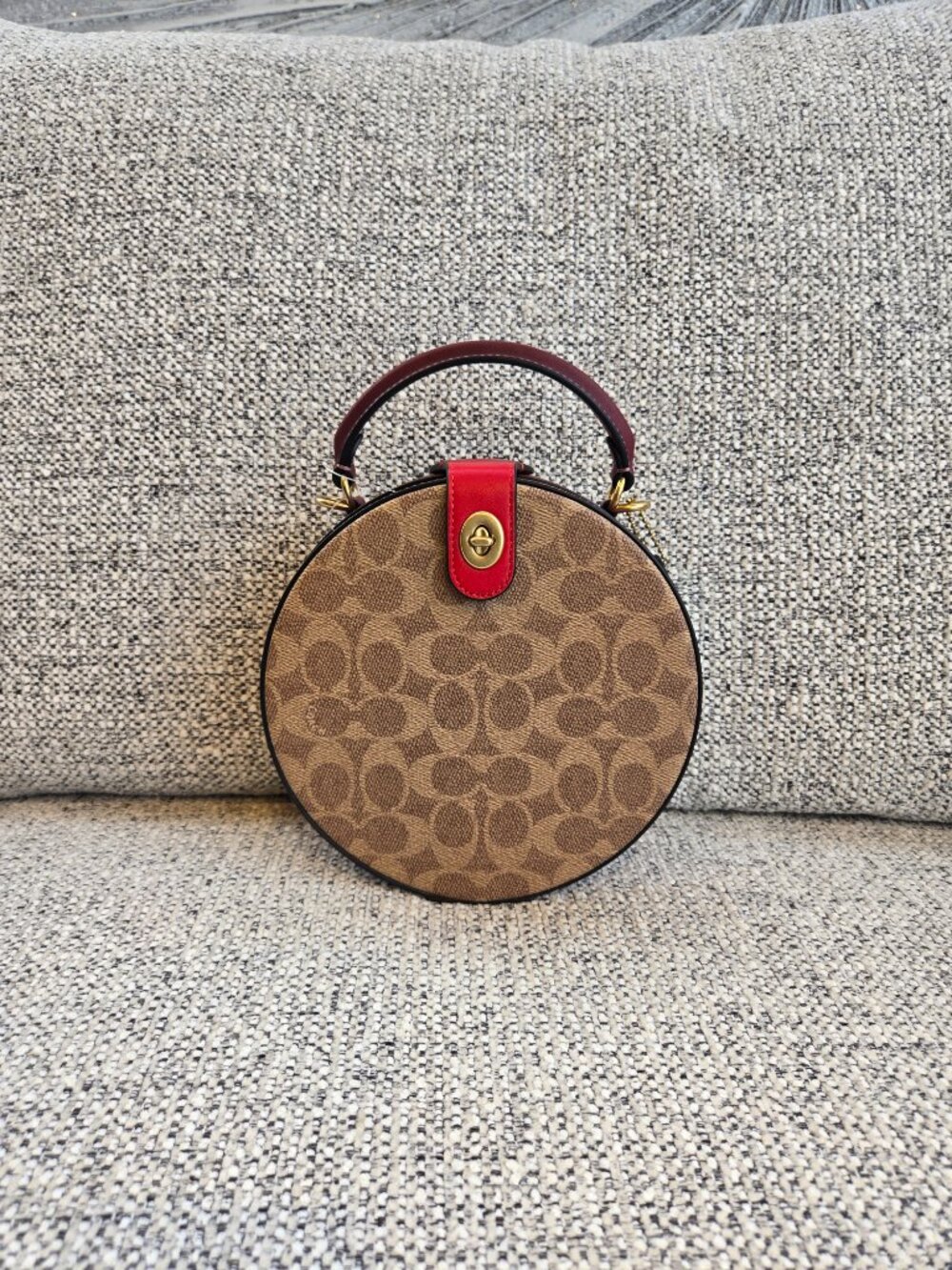Coach Lunar New Year Circle Bag in Signature Canvas - Picture 9 of 16